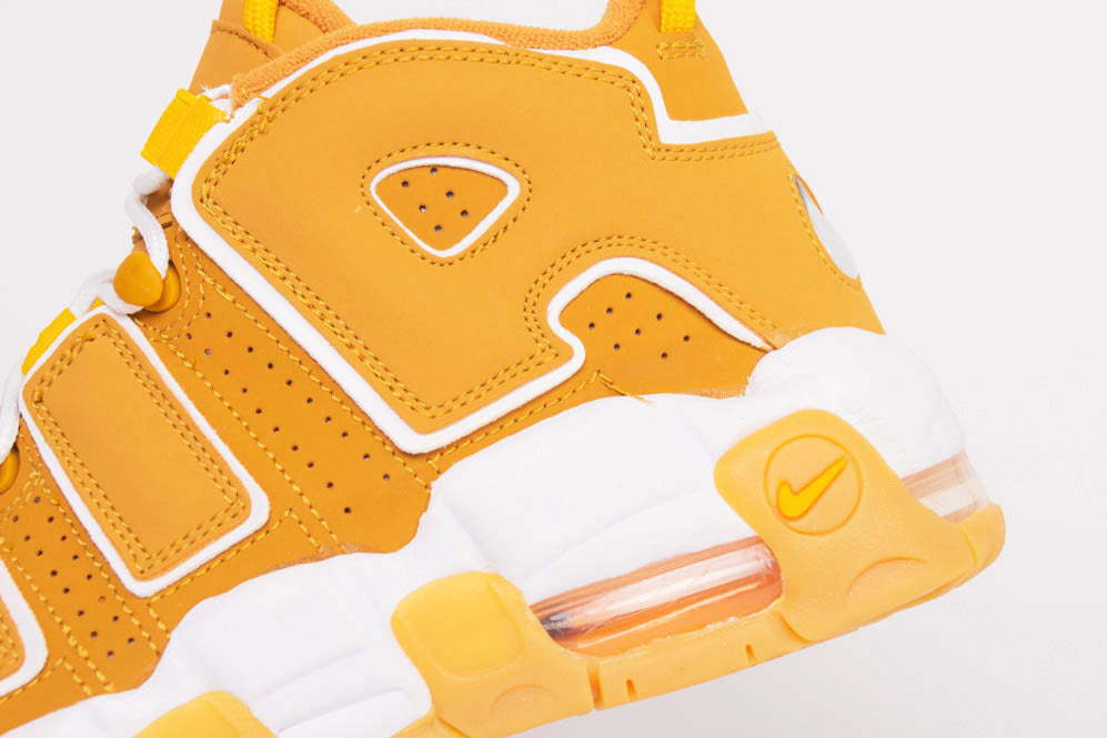 Nike uptempo yellow on sale